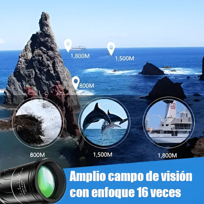ApexView Monocular Profesional - Alcance Extremo 16x52