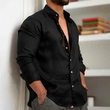 Camisa de Lino Premium para Hombre