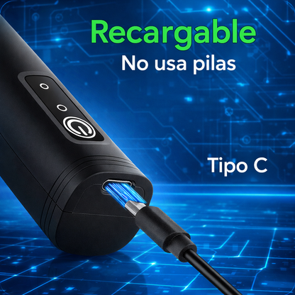 Spinza — Mixer de Mano Recargable USB 2 en 1 con Doble Batidor