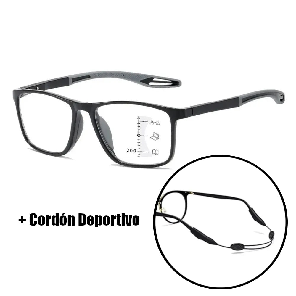 Anteojos Multifocales Fotocromáticos - Lucent [+ Cordón Deportivo de Regalo]