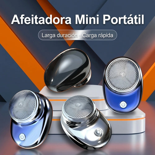 EdgeFlow Mini Afeitadora Eléctrica Portátil para Hombre sin Irritación para Rostro y Cuerpo