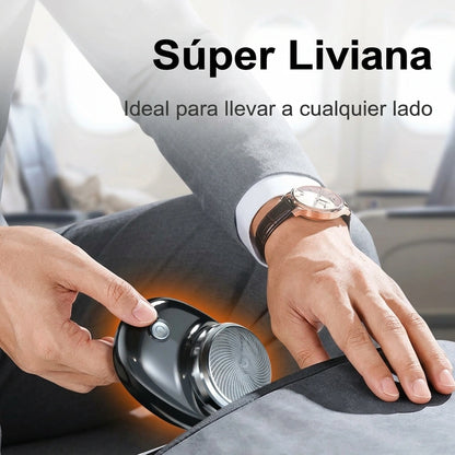EdgeFlow Mini Afeitadora Eléctrica Portátil para Hombre sin Irritación para Rostro y Cuerpo
