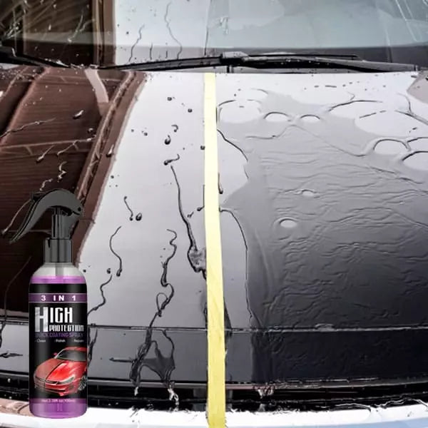 Cristalizador Cerámico de Autos 3 en 1: Lavado en Seco, Brillo Espejo y Protección UV + Kit de Regalo