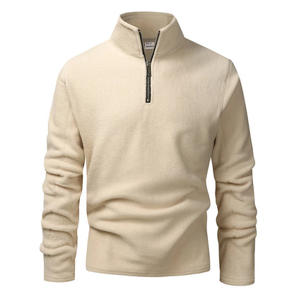 Sweater Patagón con Medio Cierre