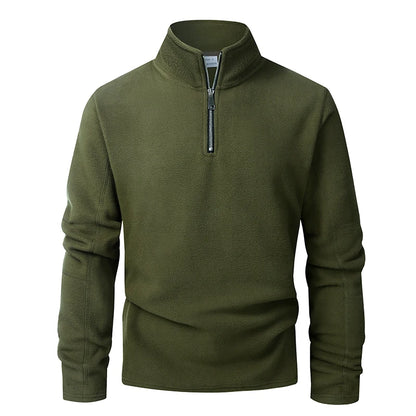 Sweater Patagón con Medio Cierre