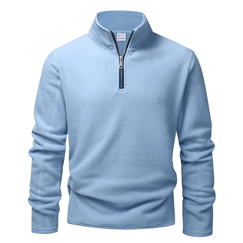 Sweater Patagón con Medio Cierre