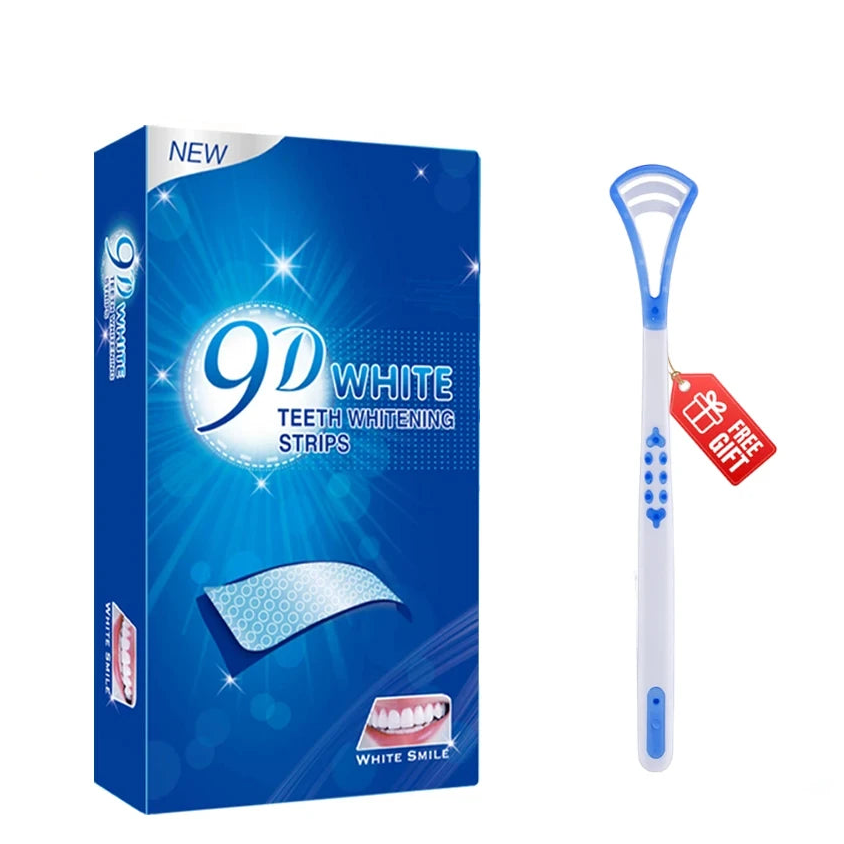 Tiras Blanqueadoras Dentales ClearBite + Raspador Lingual Exclusivo